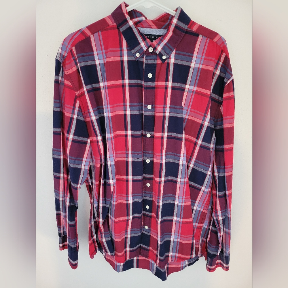 Men's Tommy Hilfiger long sleeve button-up XXL